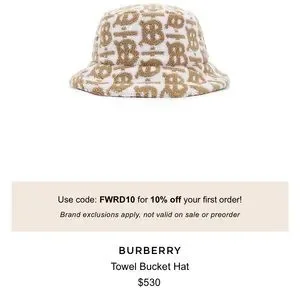 Burberry | Accessories | Authentic Burberry Towel Bucket Hat  display picture 3